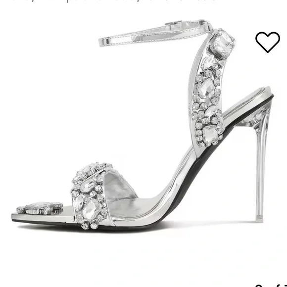 Jewelled heels NWT in box - Picture 10 of 14